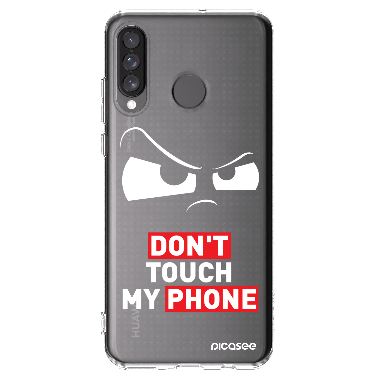 Picasee silikonowe przeźroczyste etui na Huawei P30 Lite - Cloudy Eye - Transparent