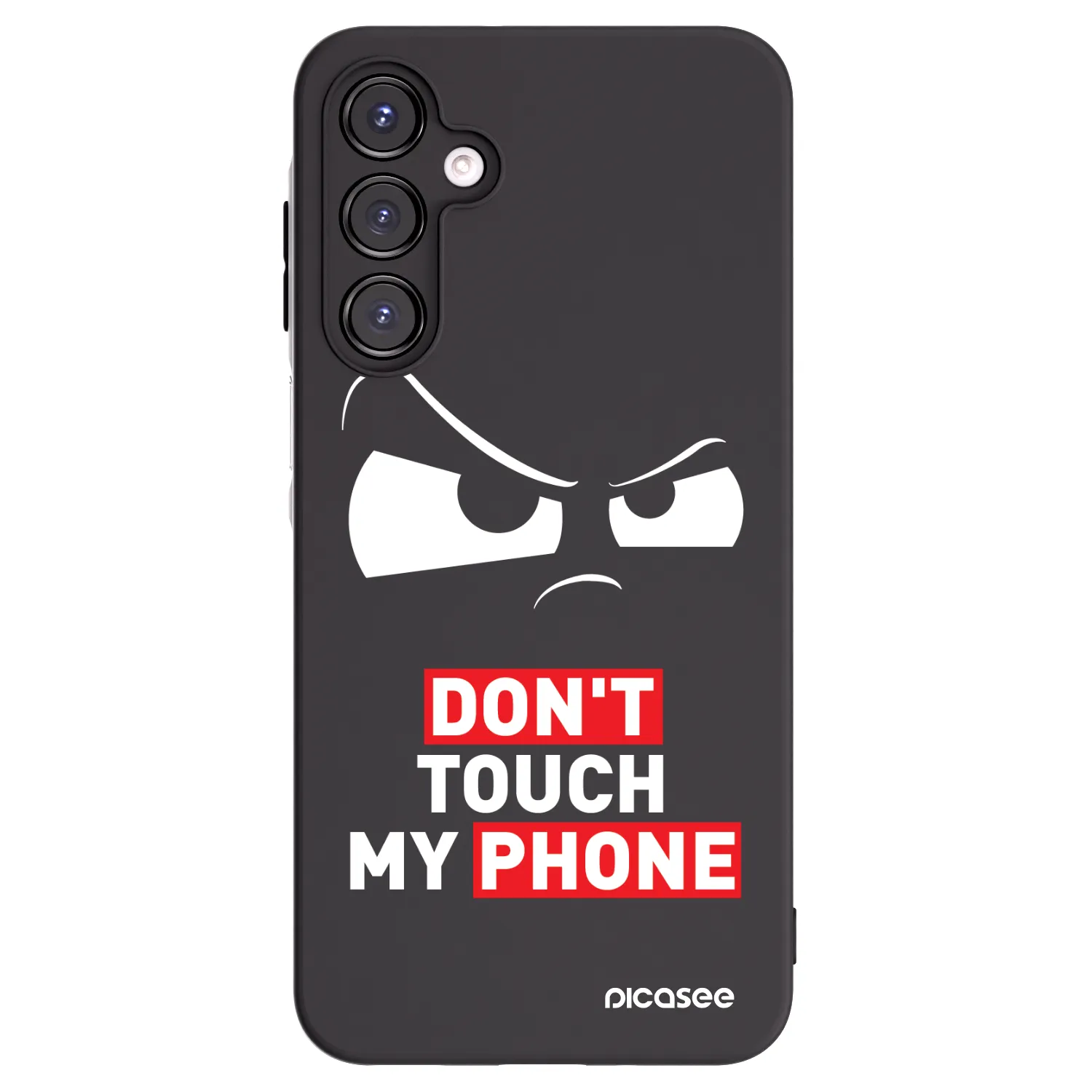 Picasee silikonowe czarne etui na Samsung Galaxy A16 4G - Cloudy Eye - Transparent