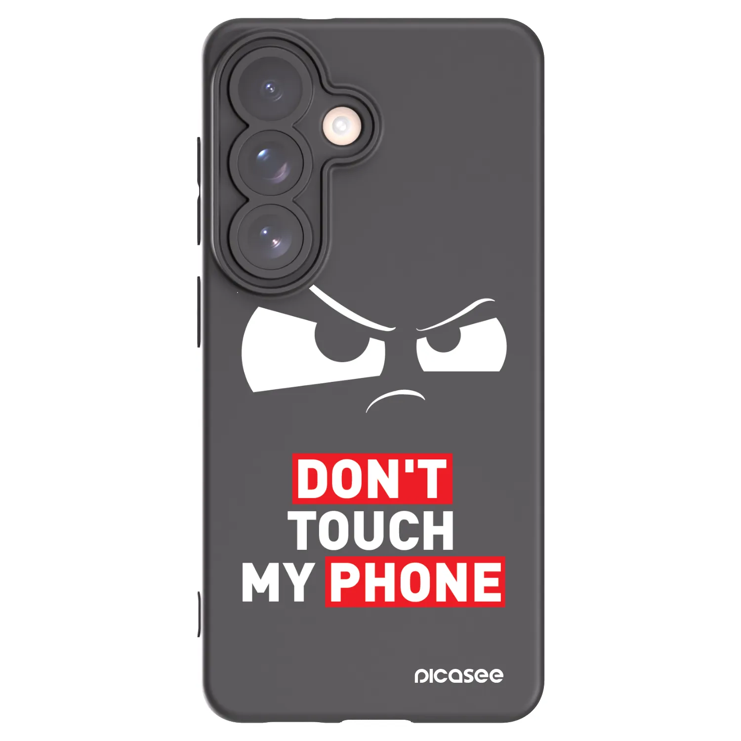 Picasee silikonowe czarne etui na Samsung Galaxy S26 - Cloudy Eye - Transparent