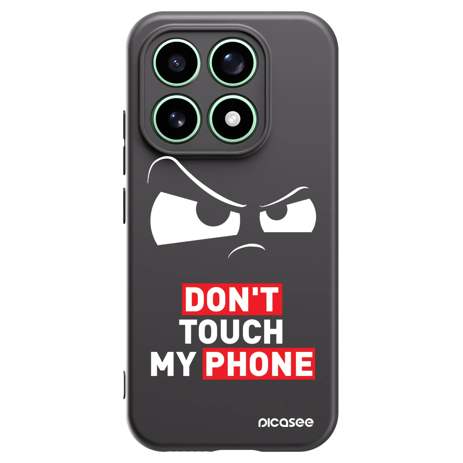 Picasee silikonowe czarne etui na Xiaomi 17 - Cloudy Eye - Transparent