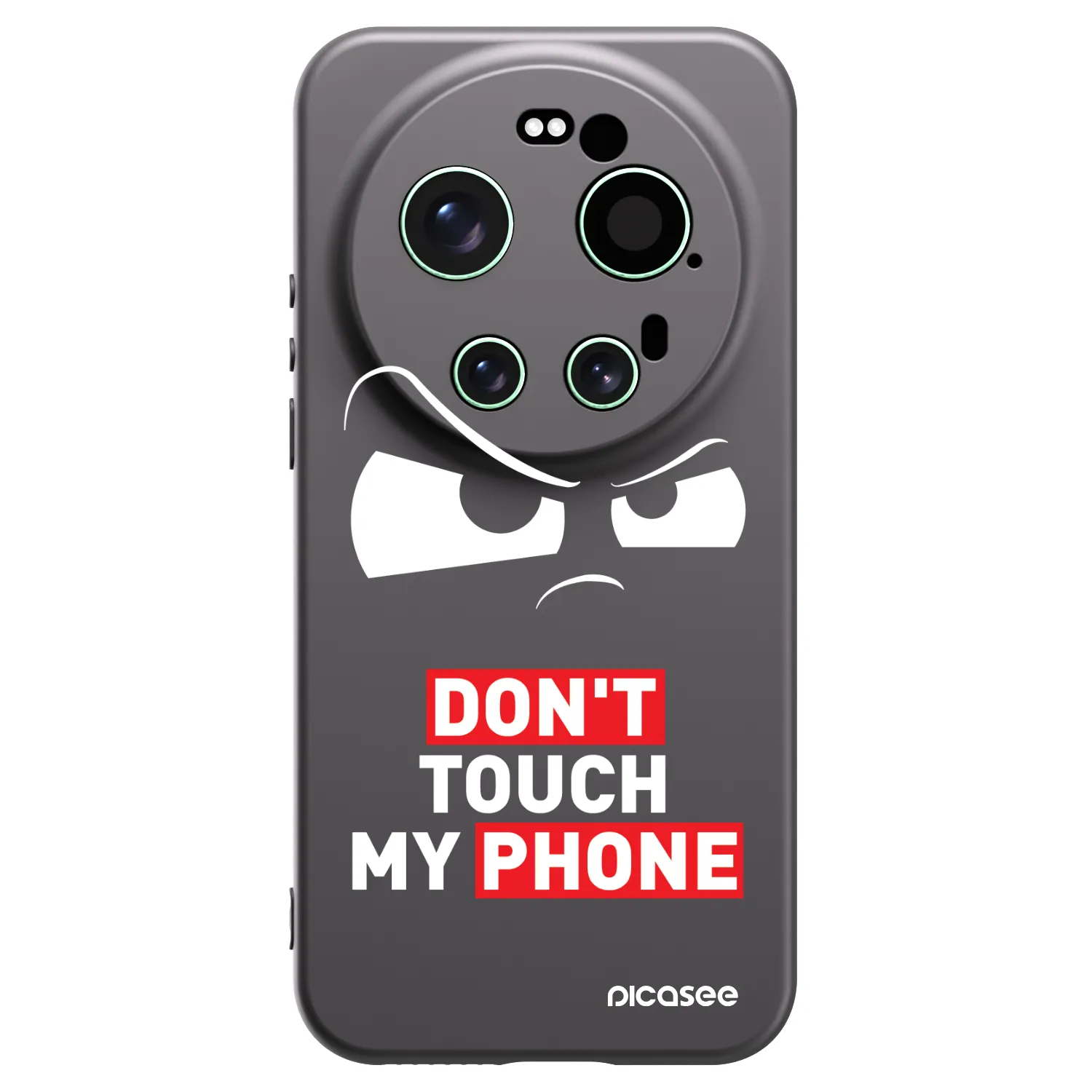 Picasee silikonowe czarne etui na Xiaomi 17 Ultra - Cloudy Eye - Transparent