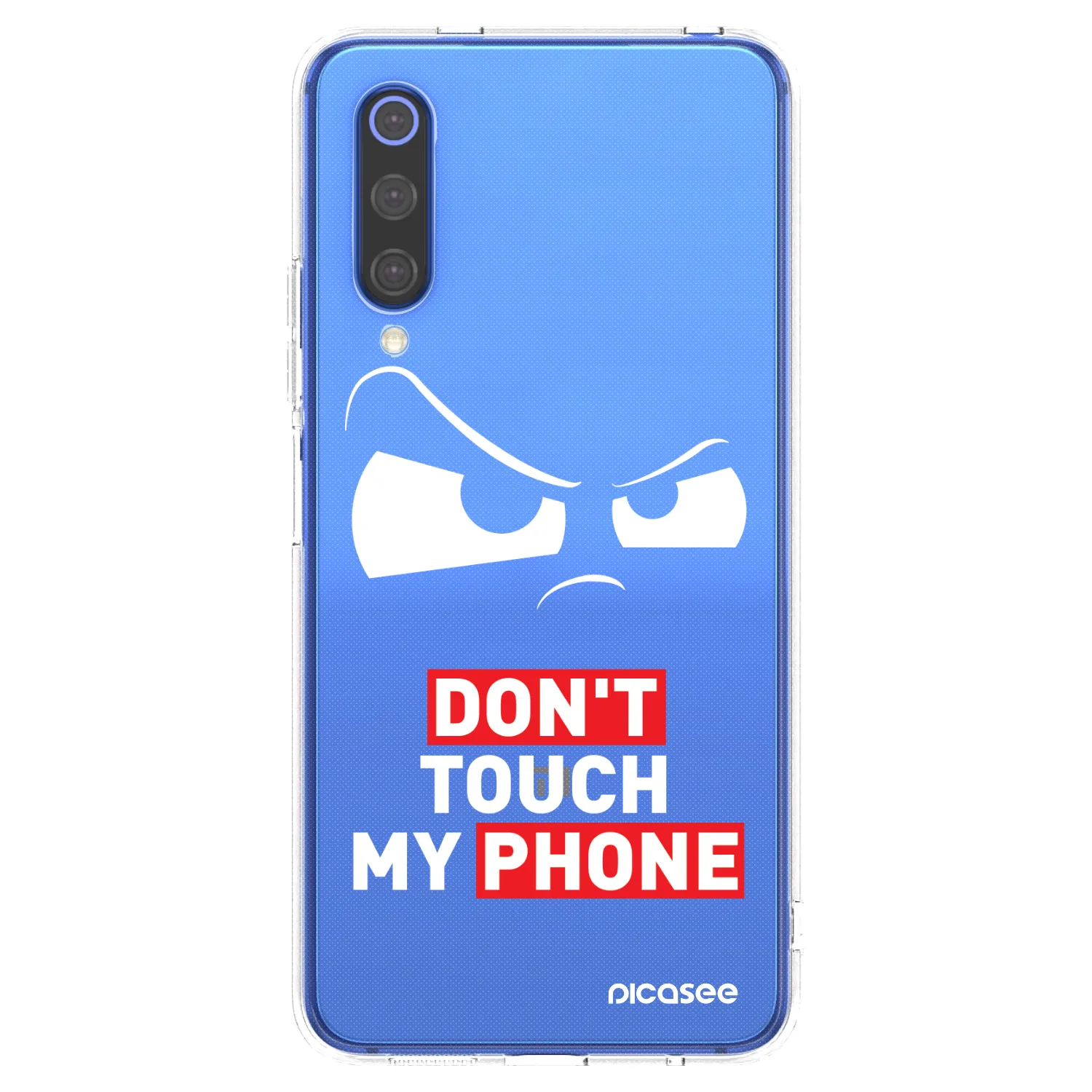 Picasee silikonowe przeźroczyste etui na Xiaomi Mi 9 SE - Cloudy Eye - Transparent