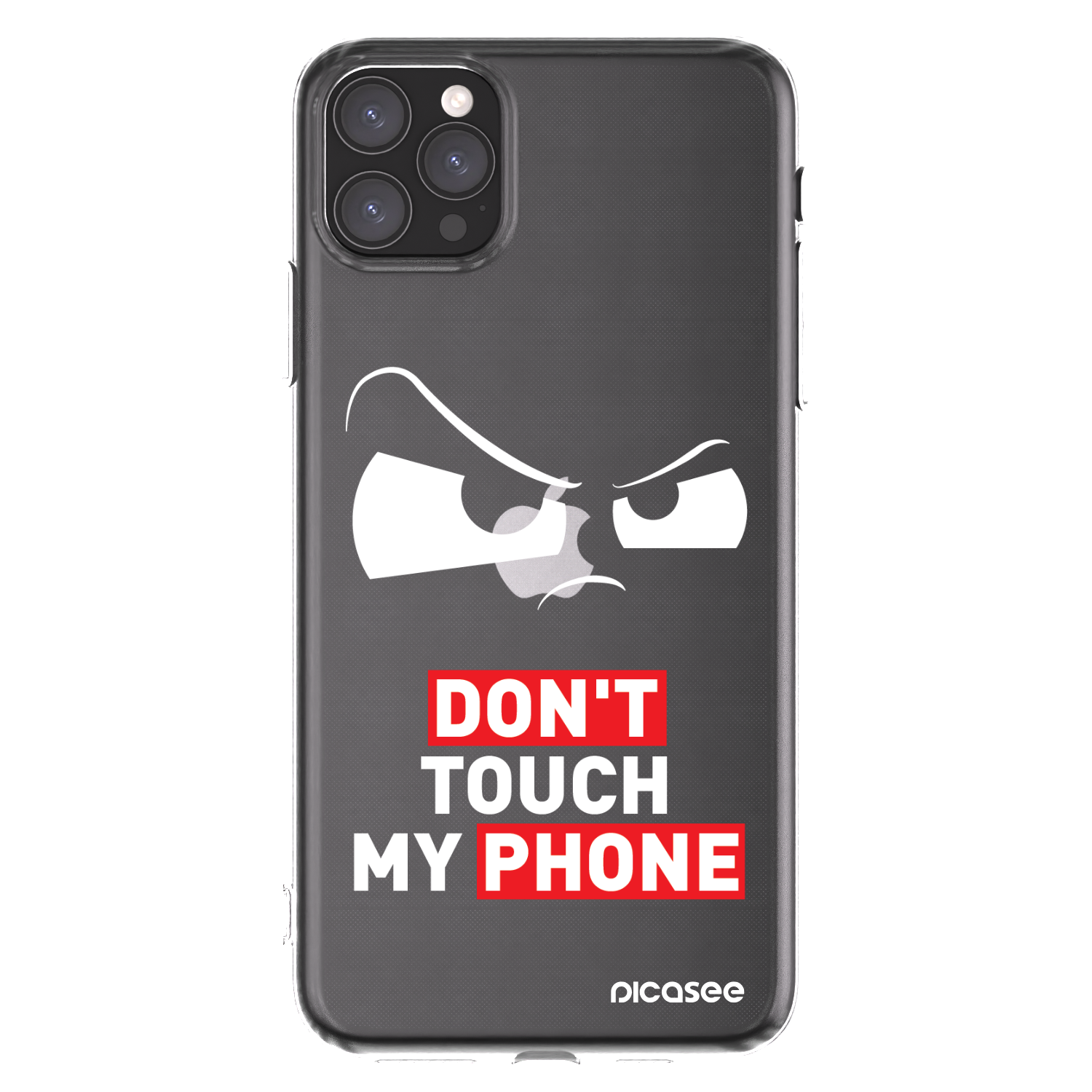 Picasee silikonowe przeźroczyste etui na Apple iPhone 11 Pro Max - Cloudy Eye - Transparent