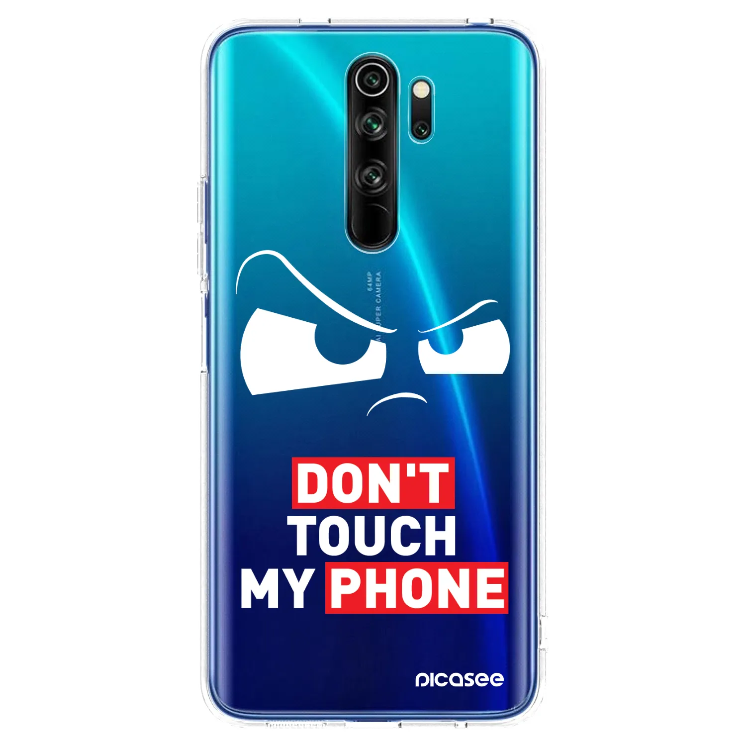 Picasee silikonowe przeźroczyste etui na Xiaomi Redmi Note 8 Pro - Cloudy Eye - Transparent