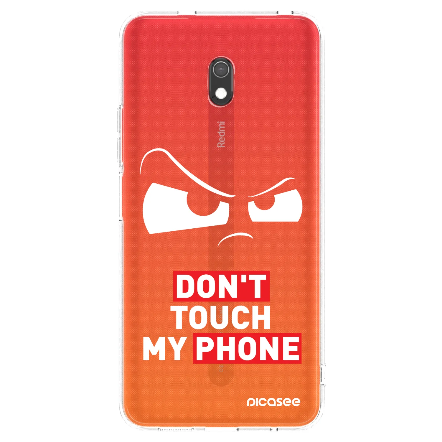 Picasee silikonowe przeźroczyste etui na Xiaomi Redmi 8A - Cloudy Eye - Transparent