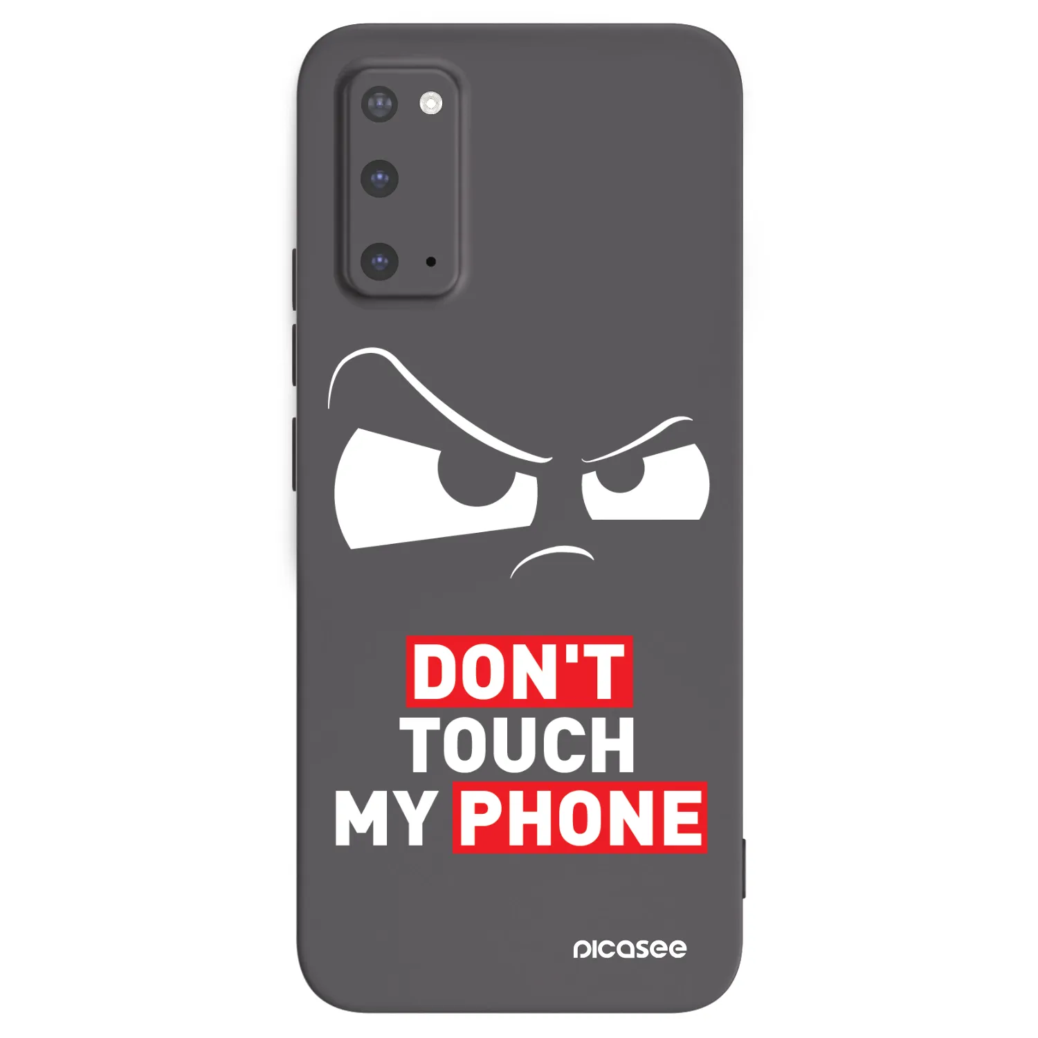 Picasee silikonowe czarne etui na Samsung Galaxy S20 G980F - Cloudy Eye - Transparent