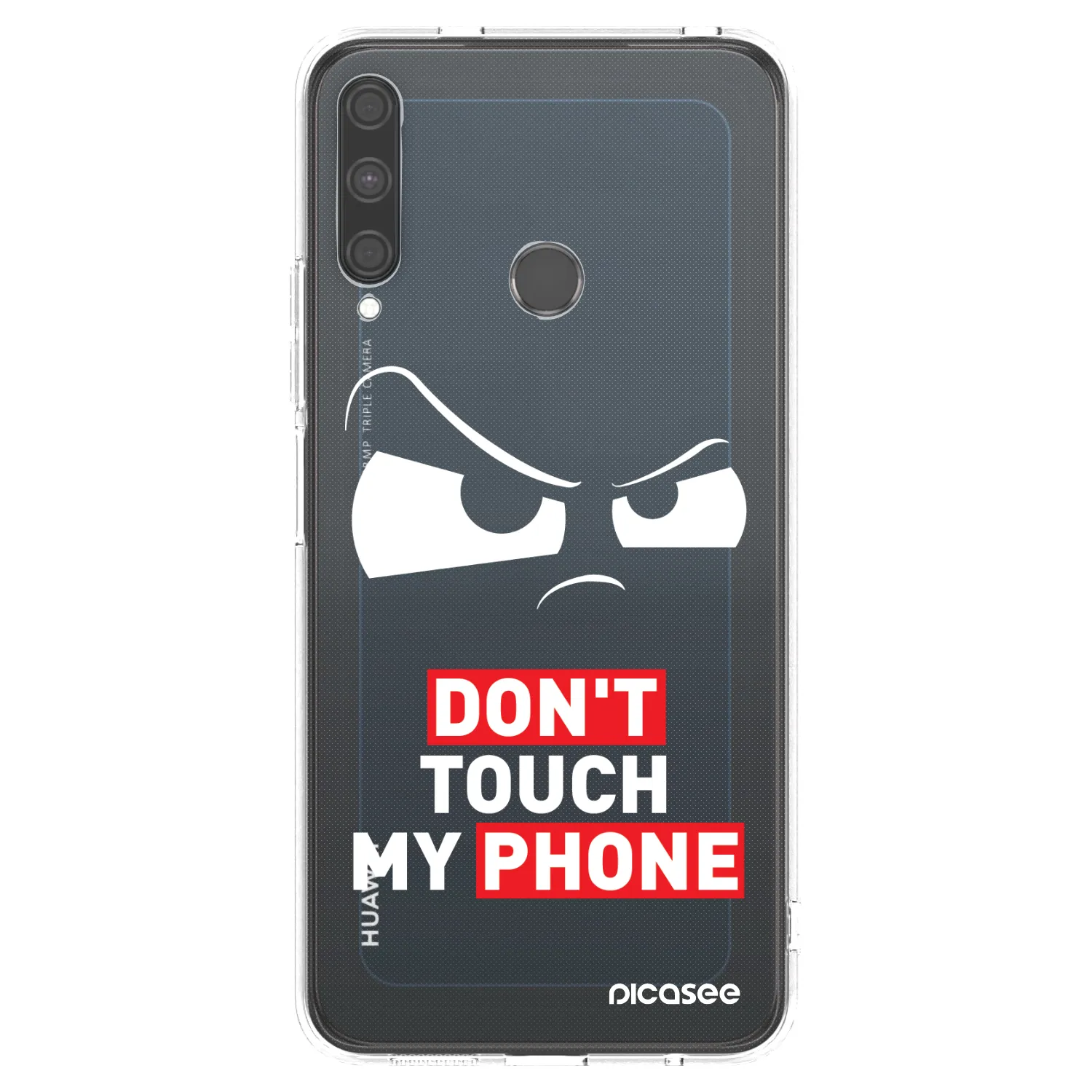 Picasee silikonowe przeźroczyste etui na Huawei P40 Lite E - Cloudy Eye - Transparent