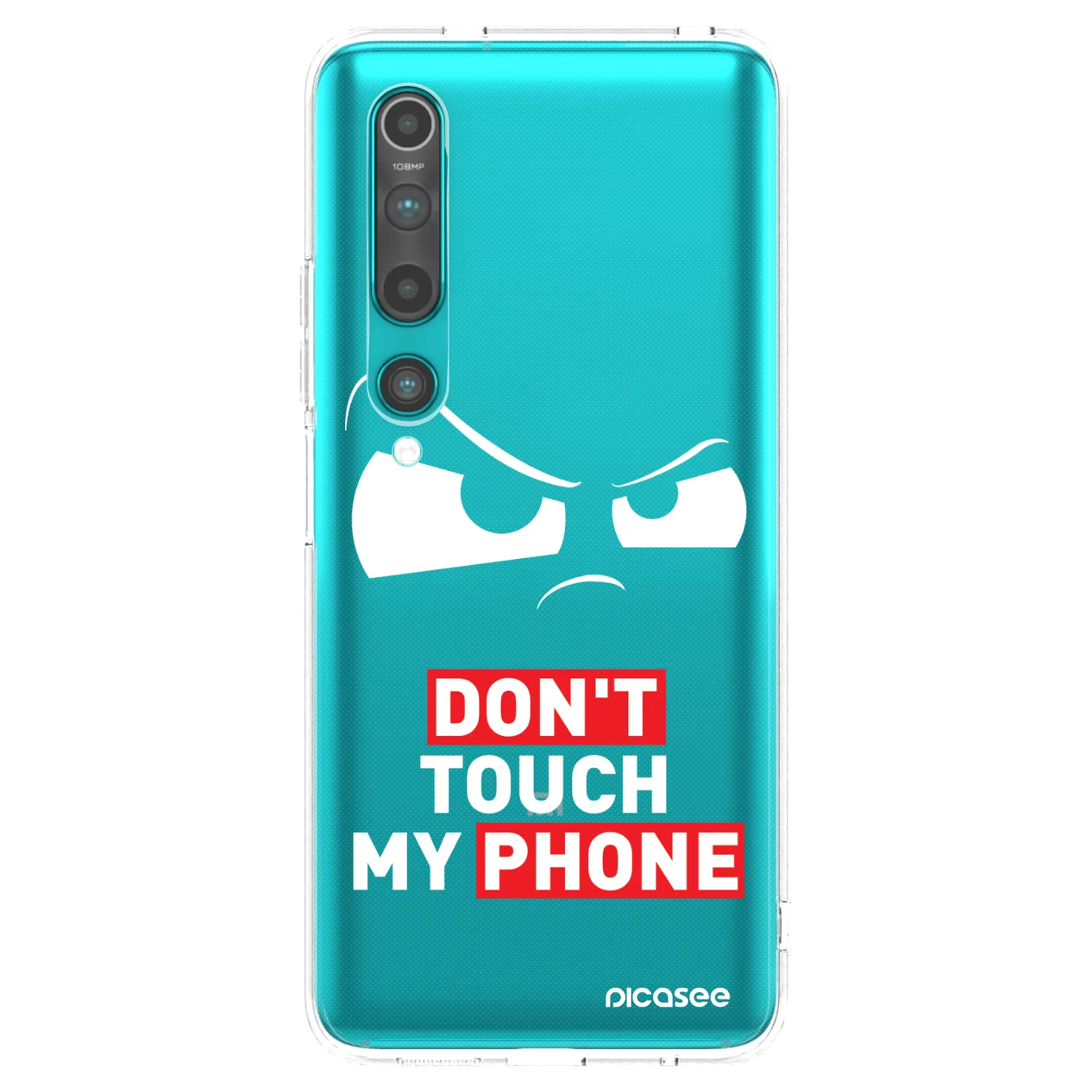 Picasee silikonowe przeźroczyste etui na Xiaomi Mi 10 - Cloudy Eye - Transparent