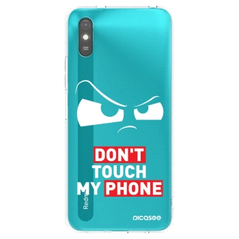 Picasee silikonowe czarne etui na Xiaomi Redmi 9A - Cloudy Eye - Transparent