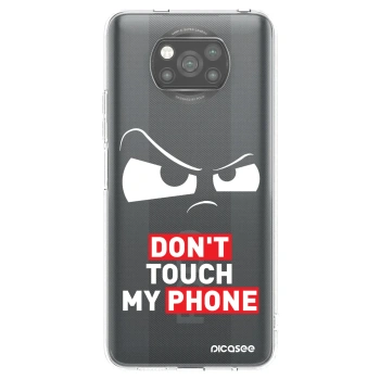 Picasee silikonowe czarne etui na Xiaomi Poco X3 - Cloudy Eye - Transparent