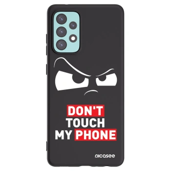 Picasee silikonowe czarne etui na Samsung Galaxy A72 A725F - Cloudy Eye - Transparent