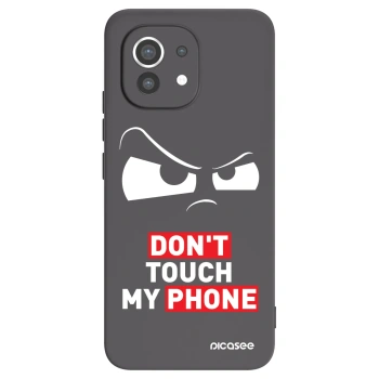 Picasee silikonowe czarne etui na Xiaomi Mi 11 - Cloudy Eye - Transparent
