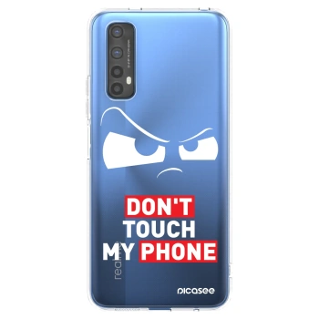 Picasee silikonowe przeźroczyste etui na Realme 7 - Cloudy Eye - Transparent