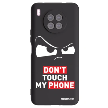 Picasee silikonowe czarne etui na Huawei Nova 8i - Cloudy Eye - Transparent