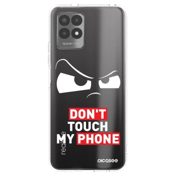 Picasee silikonowe przeźroczyste etui na Realme 8i - Cloudy Eye - Transparent