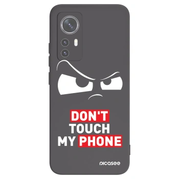 Picasee silikonowe czarne etui na Xiaomi 12 - Cloudy Eye - Transparent