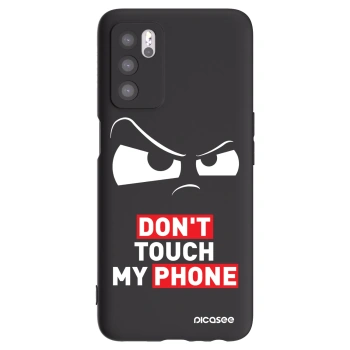 Picasee silikonowe czarne etui na OPPO A16 - Cloudy Eye - Transparent
