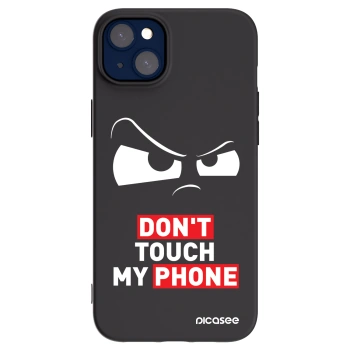 Picasee silikonowe czarne etui na Apple iPhone 14 Plus - Cloudy Eye - Transparent