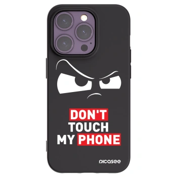 Picasee silikonowe czarne etui na Apple iPhone 14 Pro - Cloudy Eye - Transparent