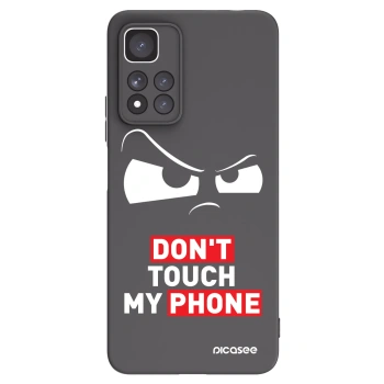 Picasee silikonowe czarne etui na Xiaomi Redmi Note 11 Pro+ 5G - Cloudy Eye - Transparent