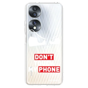 Picasee silikonowe przeźroczyste etui na Honor 70 - Cloudy Eye - Transparent