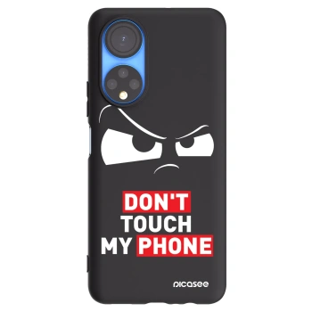 Picasee silikonowe czarne etui na Honor X7 - Cloudy Eye - Transparent