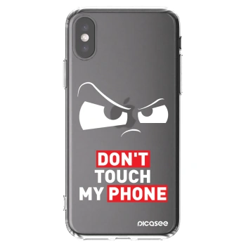 Picasee silikonowe przeźroczyste etui na Apple iPhone X/XS - Cloudy Eye - Transparent