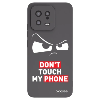 Picasee silikonowe czarne etui na Xiaomi 13 - Cloudy Eye - Transparent