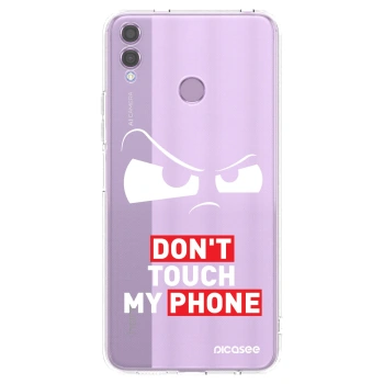 Picasee silikonowe przeźroczyste etui na Honor 8X - Cloudy Eye - Transparent