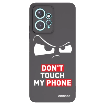 Picasee silikonowe czarne etui na Xiaomi Redmi Note 12 4G - Cloudy Eye - Transparent