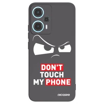 Picasee silikonowe czarne etui na Xiaomi Poco F5 - Cloudy Eye - Transparent