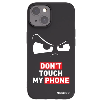 Picasee silikonowe czarne etui na Apple iPhone 15 - Cloudy Eye - Transparent