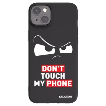 Picasee silikonowe czarne etui na Apple iPhone 15 Plus - Cloudy Eye - Transparent