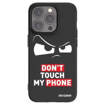 Picasee silikonowe czarne etui na Apple iPhone 15 Pro - Cloudy Eye - Transparent