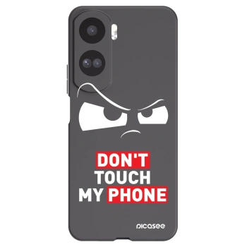 Picasee silikonowe czarne etui na Honor 90 Lite 5G - Cloudy Eye - Transparent