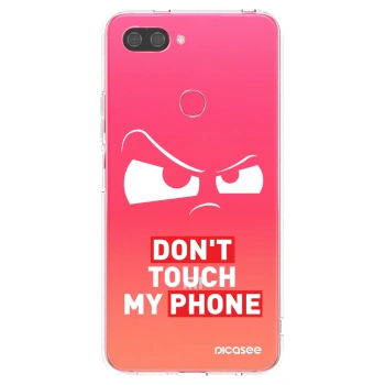 Picasee silikonowe przeźroczyste etui na Xiaomi Mi 8 Lite - Cloudy Eye - Transparent