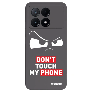 Picasee silikonowe czarne etui na Xiaomi Poco X6 Pro - Cloudy Eye - Transparent