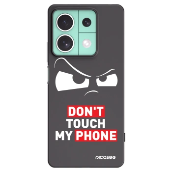 Picasee silikonowe czarne etui na Xiaomi Redmi Note 13 5G - Cloudy Eye - Transparent