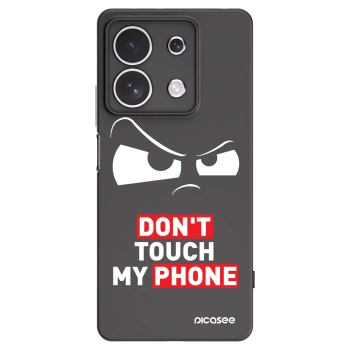 Picasee silikonowe czarne etui na Xiaomi Redmi Note 13 4G - Cloudy Eye - Transparent