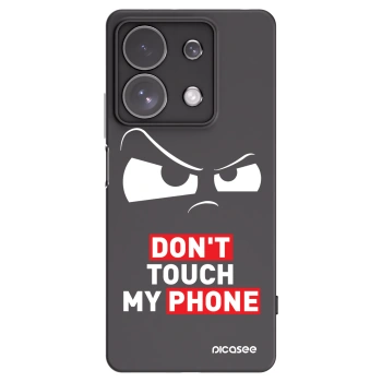 Picasee silikonowe czarne etui na Xiaomi Redmi Note 13 Pro 4G - Cloudy Eye - Transparent