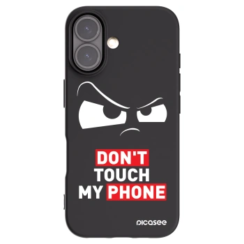 Picasee silikonowe czarne etui na Apple iPhone 16 - Cloudy Eye - Transparent