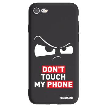 Picasee silikonowe czarne etui na Apple iPhone 8 - Cloudy Eye - Transparent