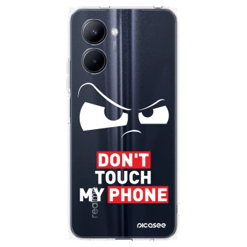 Picasee silikonowe przeźroczyste etui na Realme C33 (2023) - Cloudy Eye - Transparent