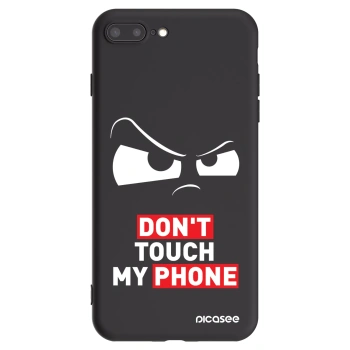 Picasee silikonowe czarne etui na Apple iPhone 8 Plus - Cloudy Eye - Transparent