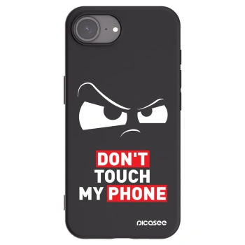 Picasee silikonowe czarne etui na Apple iPhone 16e - Cloudy Eye - Transparent