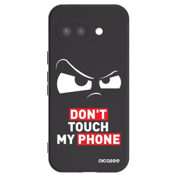 Picasee silikonowe czarne etui na Google Pixel 9a - Cloudy Eye - Transparent