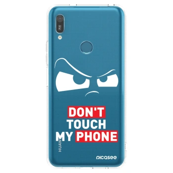 Picasee silikonowe przeźroczyste etui na Huawei Y6 2019 - Cloudy Eye - Transparent