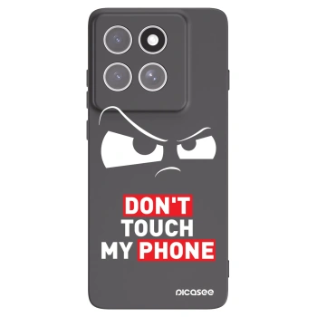 Picasee silikonowe czarne etui na Motorola Edge 60 Pro - Cloudy Eye - Transparent