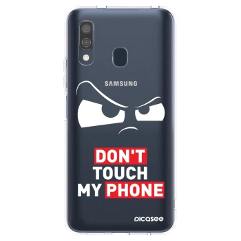 Picasee silikonowe przeźroczyste etui na Samsung Galaxy A40 A405F - Cloudy Eye - Transparent