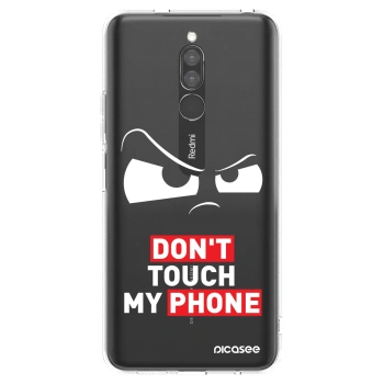 Picasee silikonowe przeźroczyste etui na Xiaomi Redmi 8 - Cloudy Eye - Transparent